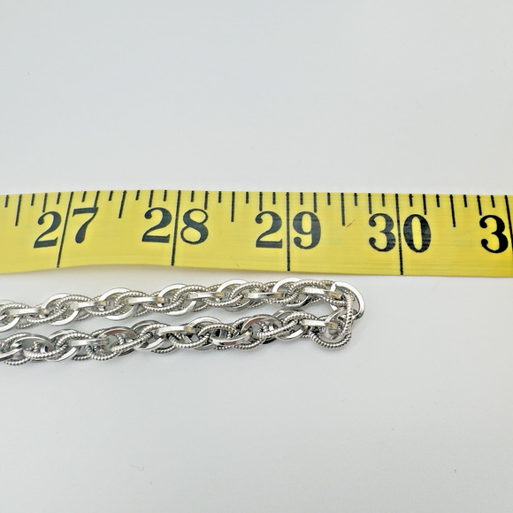 Vintage Napier Necklace Rope Chain Extra Long Opera Flapper Length 59" - Picture 7 of 8